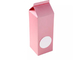La leche de la impresión de JIAZI Pantone forma la caja de embalaje de empaquetado de papel cosmética de la botella